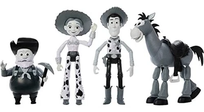 $92.99 • Buy Disney Pixar Toy Story Woody Jessie Bullseye Stinky Pete Black White Roundup 4