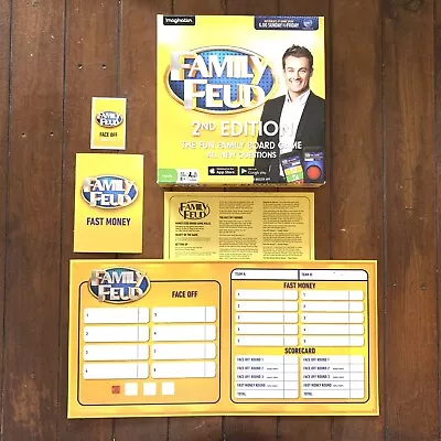 Family Feud 2nd Australian Edition Board Game 2015 Family Fun Games EUC Complete • $40.80