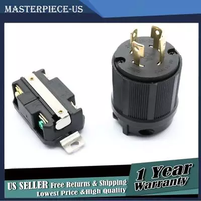 Male & Female Receptacle Brand New Generator Rv Ac Plug Socket L14-30 120V 220V • $13.95