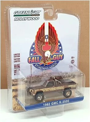 Greenlight 1/64 Scale 44965-F - The Fall Guy 1982 GMC K-2500 - Brown/Gold • $36.18