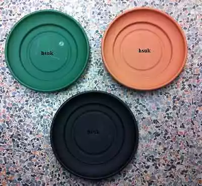 £4.49 • Buy PLASTIC 20/27/32/43cm HEAVY PLANT POT SAUCER ROUND BASE WATER PLANTER DRIP TRAY 