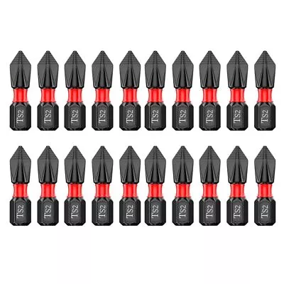 20pcs 1 /25mm PH2 Anti Slip Phillips Bit #2 Insert Bits Magnetic Phillips Sc... • $16.06