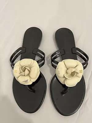 Women Black Chanel Flip Flop  Sizes: Uk 4/ Eu 37/ Us 6 • £75