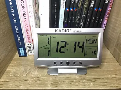 Travel Digital Clock LED With TemperatureDay Alarm Calendar Date Etc • $109.03