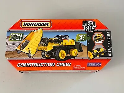 Matchbox Mega Rig Building System Construction Crew Bulldozer Mattel 2009 NEW! • $29.99