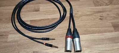 Custom Order - Van Damme Balanced Headphone Cable Hifiman Sundara 2m 2x 3pin XLR • £48.95