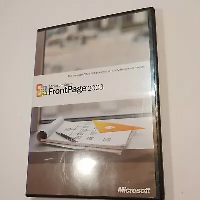 Microsoft Office FrontPage 2003  Windows Web Site Creation & Mgmt W/Product Key • $25.99