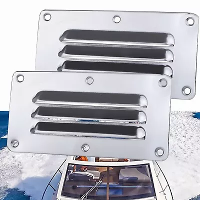 2X 3 Slots Grilled Boat Vent Stainless Steel Marine Vent  5  *2-1/2  • $9.97