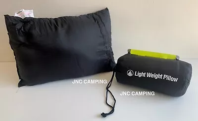 Lightweight Camping Travel Pillow With Carry Bag Outdoor Sleep Hiking Summit • £8.96