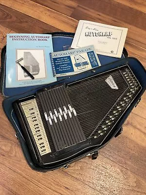 Vintage Autoharp Oscar Schmidt 15 Chord 36 String With Original Hard Case/books • $135