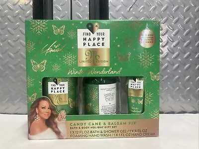 Mariah Carey Find Your Happy Place Limited Edition Candy Cane Balsam Gift Set • $12.50