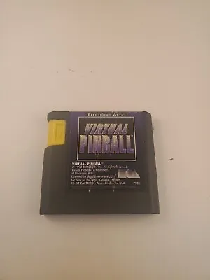 Virtual Pinball (Sega Genesis 1993) Cartridge Only. Tested Working • $10.11