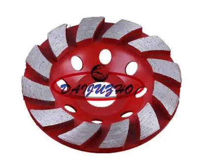 Grinding Wheel  Concrete Grinder Granite Stone  8 Hole Diamond Segment • $9.05