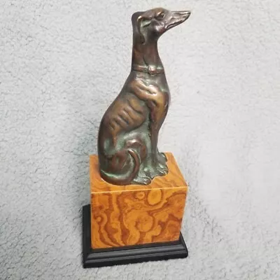 TOYO Vintage Bronze Greyhound 10.5  Statue • $38