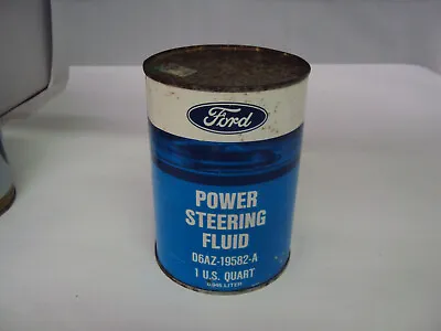 Vintage Advertising Ford One Quart Oil Can Full X-863 • $45