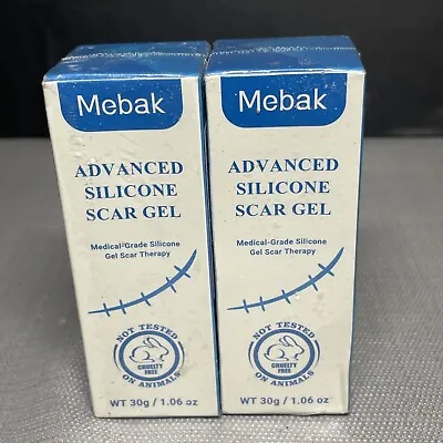 Mebak Silicone Scar Gel - Scar Therapy For Old New Scars Exp. 11/2025 Lot Of Two • $13.70