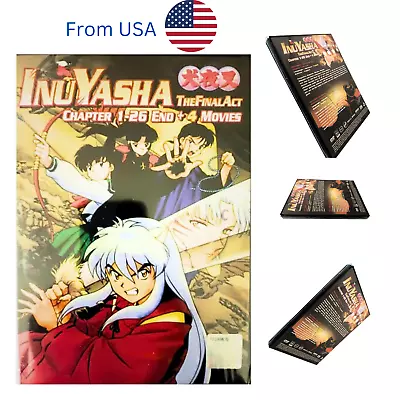 DVD Inuyasha The Final Act Complete Series (vol.1-26 End) + 4 Movie Subtitle Eng • $30.76