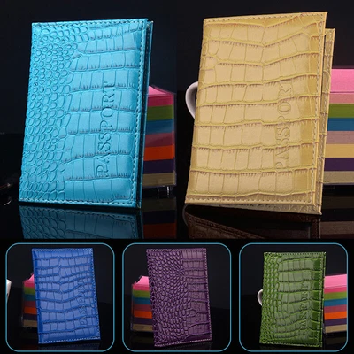 $4.72 • Buy Leather Passport Cover Travel Document Holder Passport Cover Case For Men Women
