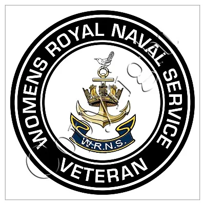 £2.79 • Buy Wrns Womens Royal Naval Service Classic Regimental Veterans Sticker