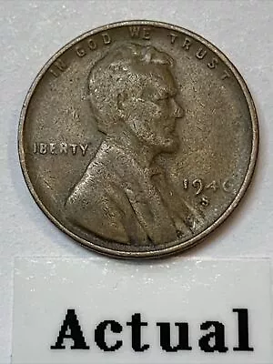 1946 S San Francisco Mint - Lincoln Wheat Penny Cent Actual S406 • $1.29