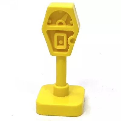 Vintage Fisher Price Little People Play Family Main Street Yellow Parking Meter • $5.75