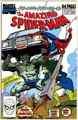 Amazing Spider-man Annual 23 Nm- 9.2 Hi Grade She-hulk Abomination Byrne Bin • £5.63