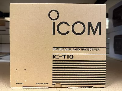 Icom IC-T10 Dual Band 2M/70CM IPX67 Analog Handheld Transceiver • $269.95