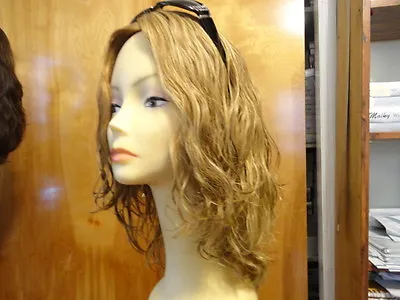 $1200 • Buy Malky Wig Sheitel European Multidirectional Wavy Hair Dirty Blonde 16/10 Small 