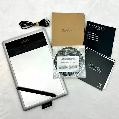 Wacom Bamboo Capture Pen And Touch Tablet CTH470 Complete • $25