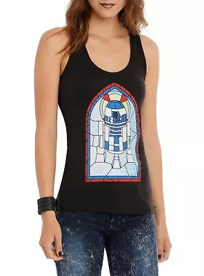 Star Wars Juniors R2-D2 Stained Glass Tank Top Racerback Shirt NWT S M L XL • $9.99