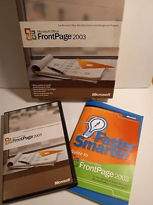 Microsoft Office FrontPage 2003 For Windows Full Version RETAIL • $49.99