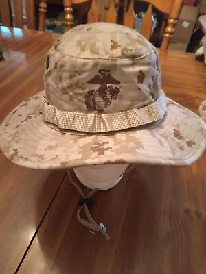 Marine Corps Boonie Hat Usmc Digital Desert Marpat Camouflage X Small (23-2909) • $14.99