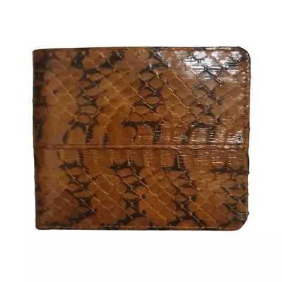 Genuine Brown Cobra Snake Skin Men's Wallet Bifold Snake Wallet • $20