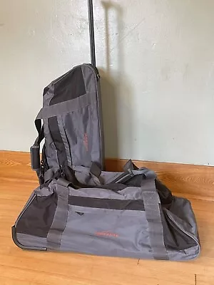 Set Of 2 Eddie Bauer Expedition Rolling Travel Bag Luggage 26  Gray Black • $134.99