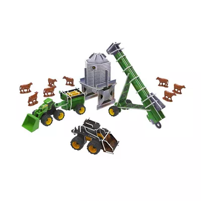 John Deere Monster Treads Toy Eco-Snaps Medium Kids Play Grain Vehicle Set 6y+ • $22