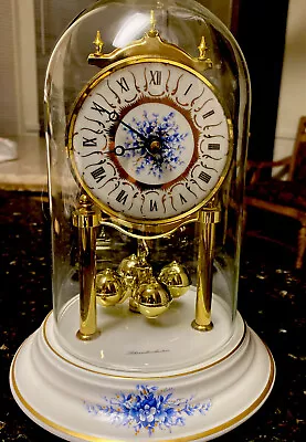 Elegant Quartz Anniversary Clock 9”Tall Roman Numerals • $46.75