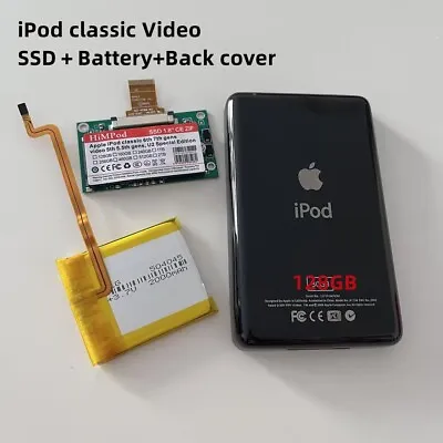 Black 128GB ZIF/CE For Ipod Classic Video Replace MK3008GAH MK8010GAH MK1634GAL • $79.99