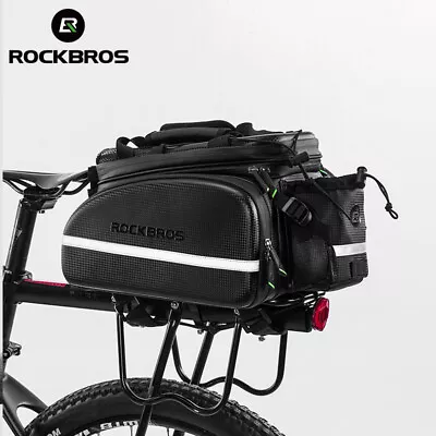 ROCKBROS Bicycle Carrier Bag MTB Bike Rack Bag Trunk Pannier Cycling Travel Bag • $82.99