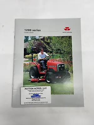 Brochure For Massey Ferguson Model 1200 Series Compact Tractors • $8.95