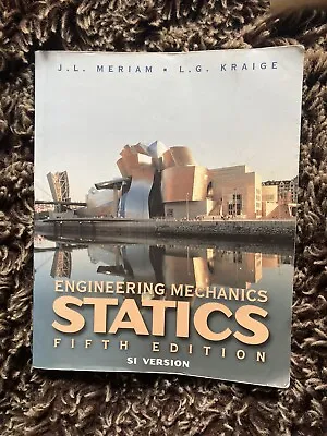 £15 • Buy Engineering Mechanics Statics Meriam Kraige 5th Edition