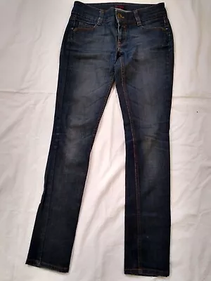 Miss Selfridge Skinny Jeans Size 8 L31 Blue Good Condition • £6.99
