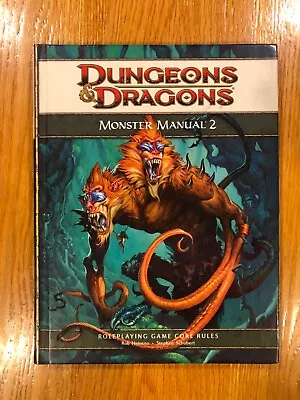 WOTC Monster Manual 2 Guide 4th Edition Dungeons & Dragons (2009) • $22.50