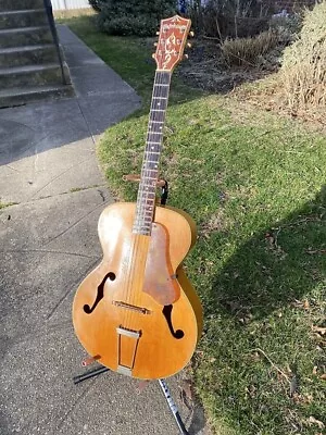 Orpheum Archtop Guitar 1940's - Blonde • $1100