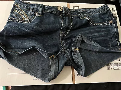 H2j Production Cut Off Blue Jean Shorts Women Size 9/10 • $6.96