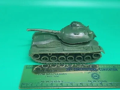 Vintage American Army Military Tank Swivel Turret Toy Vehicle MPC Marx Hong Kong • $9.99