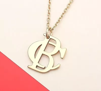 £18.99 • Buy Personalised Couple Initial Pendant 925 Silver Name Necklace • Gift For Her Him
