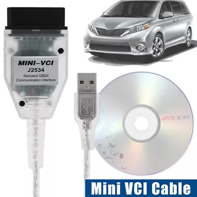 2022 V17 J2534 Mini VCI Cable For Toyota/Lexus Scion Techstream OBD2 Car🎨 • $34.29