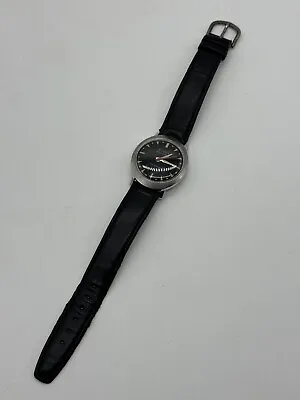 Bulova Accutron Astronaut Men’s Watch With Black Leather Band • $425