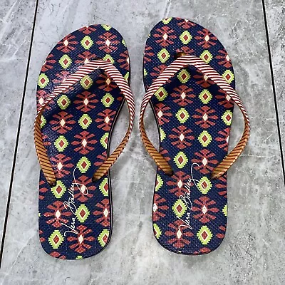 Vera Bradley Sandals Womens Size Large 9-10 Garden Flip Flops Rare Pattern • $14.07