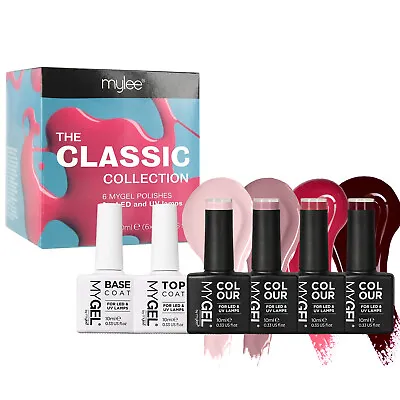 Mylee MYGEL Classic Collection UV LED Gel Nail Polish Colour Kit Manicure 6x10ml • £40